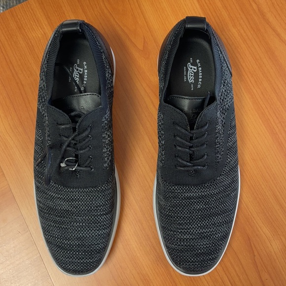 Brand new. Mens Black/Charcoal GH Bass Conner 2Tone knit Casual Shoe size 10. - Picture 6 of 7